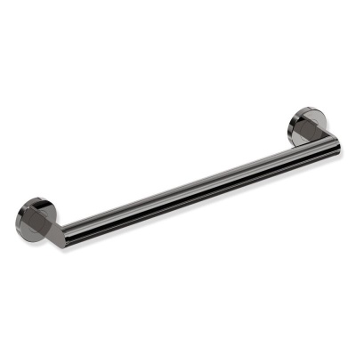 HEWI Metallics 50cm Support Rail - Glossy Black Chrome